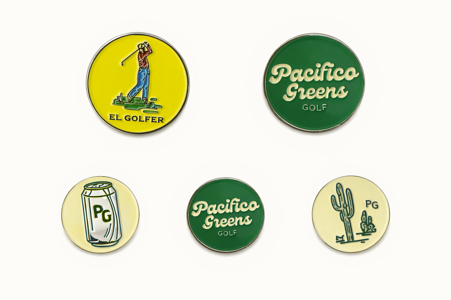 Pacifico Greens Ball Markers (3-Pack)